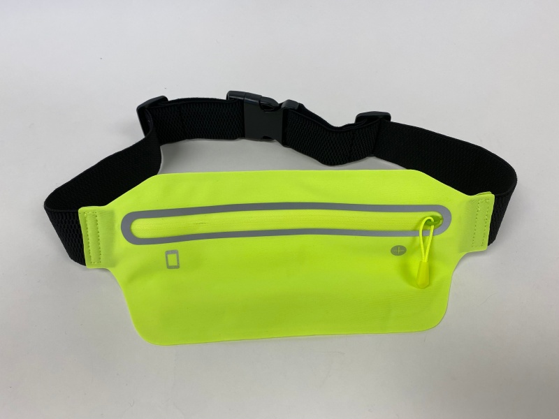 Waist Belt With Pouch Bag, Fluorescent Green