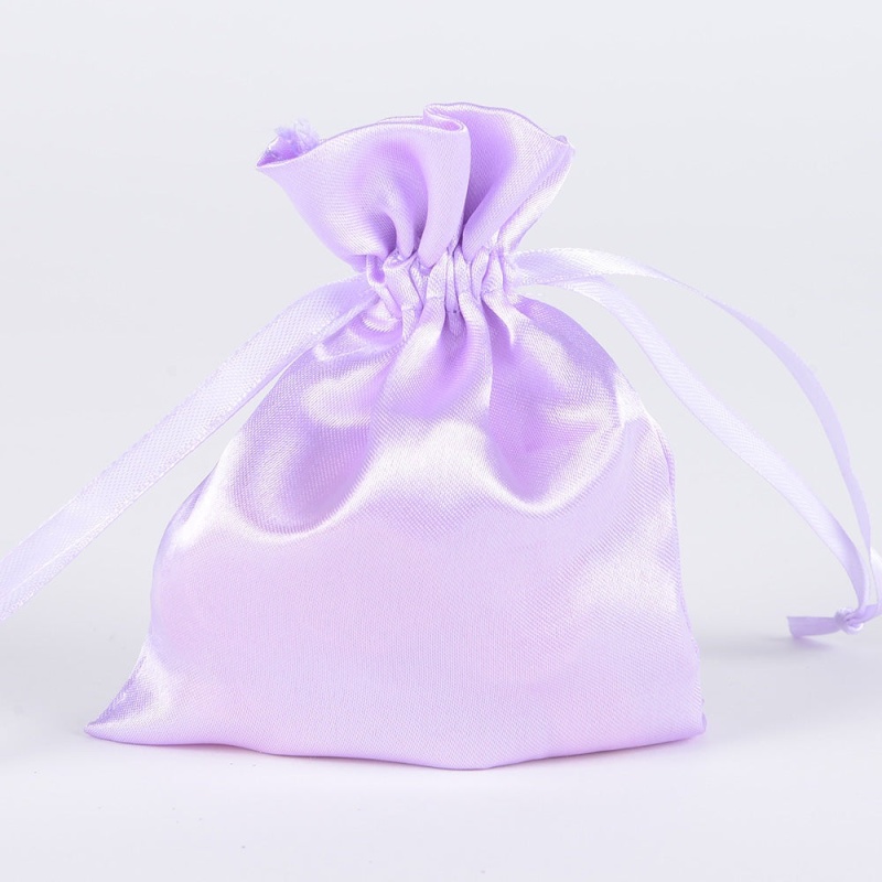 Lavender - Satin Bags - ( 3X4 Inch - 10 Bags )