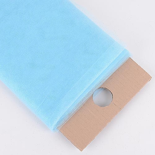 Light Blue - Premium Glitter Tulle Fabric ( 54 Inch | 10 Yards )