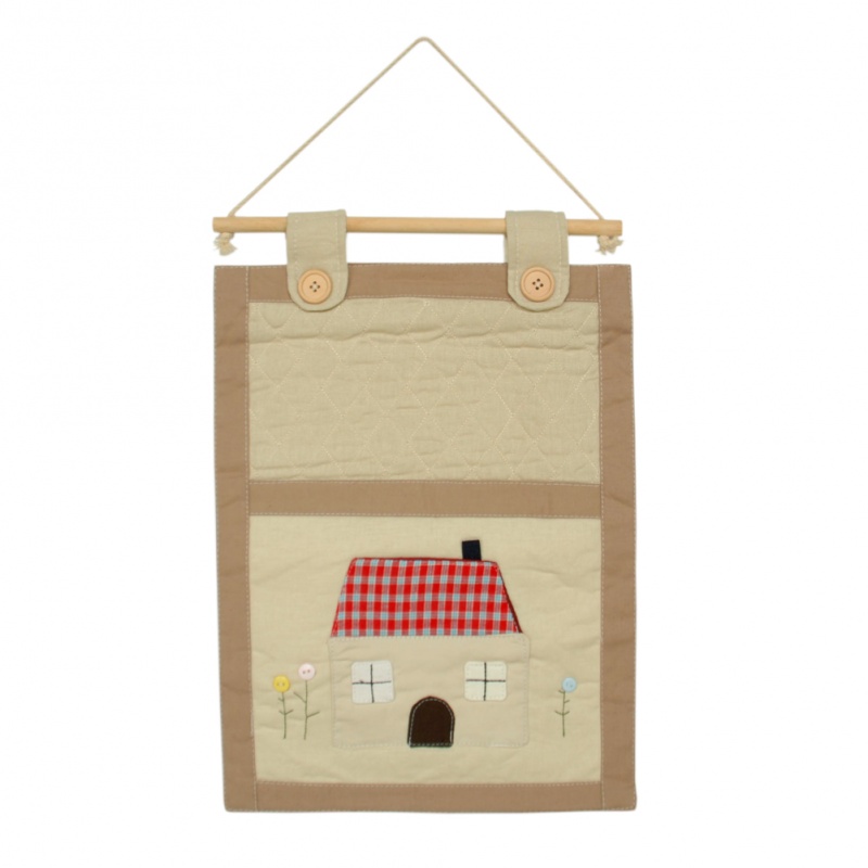 Ivory /Wall Hanging/Wall Pocket/Hanging Baskets - House