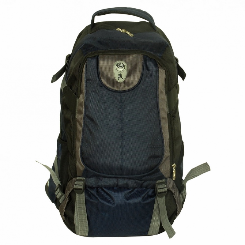 Multipurpose Outdoor Backpack / Dayback - Mountaineering - Midnight Blue & Black
