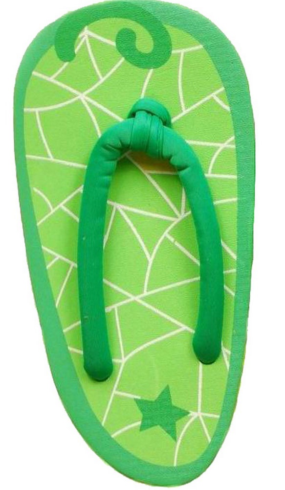 Green Cantaloupe Flip Flops Shoes