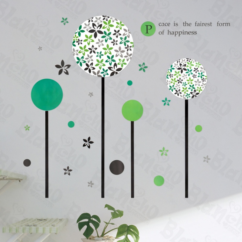 Green Germination Large Wall Decals
