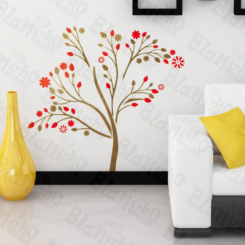 Abstract Flower Wall Decals Stickers Appliques