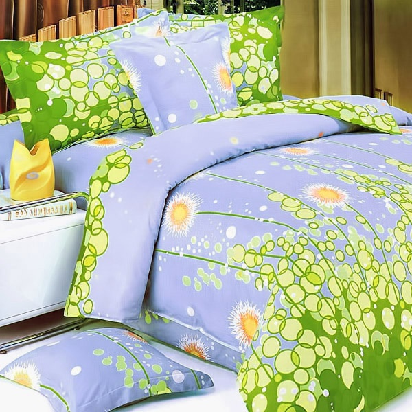 Luxury 4Pc Mini Comforter Set Combo 300Gsm - Dandelion Dream