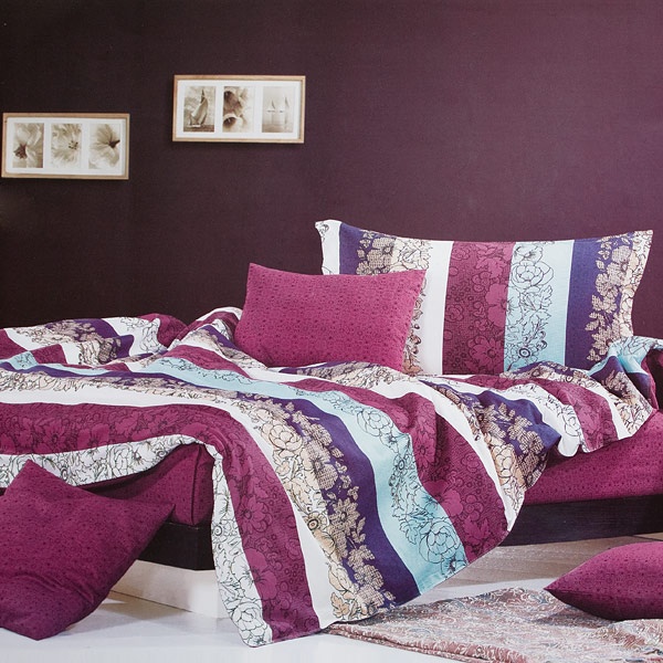 Luxury 5Pc Comforter Set Combo 300Gsm - Love In The Rhine