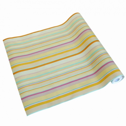 Colorful Stripe -3- Self-Adhesive Wallpaper Home Decor