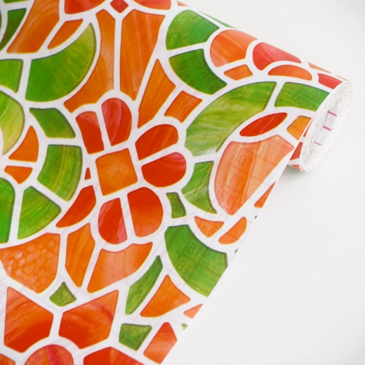 Vitality World - Self-Adhesive Printed Window Film for Home Decor