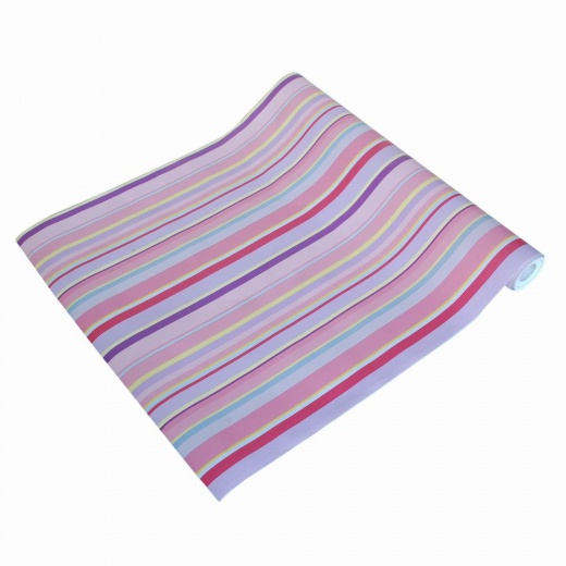 Colorful Stripe -2- Self-Adhesive Wallpaper Home Decor