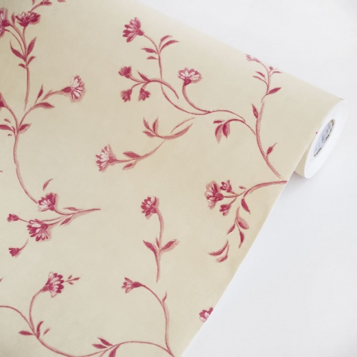 Sway Carnation Self-Adhesive Wallpaper