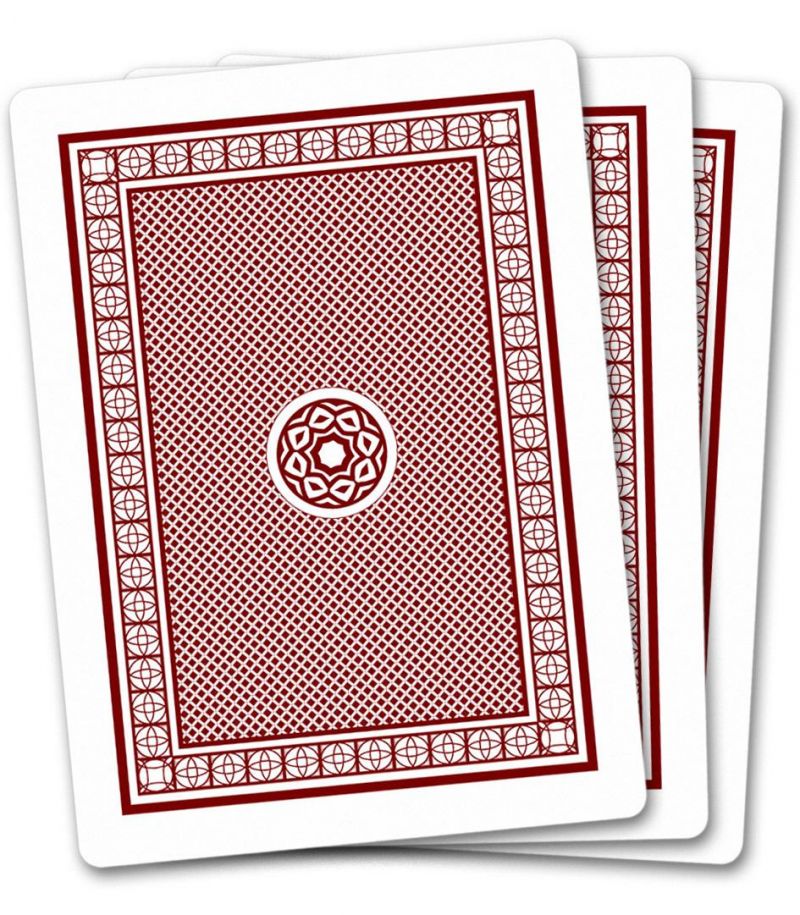 Single Red Deck Pinochle Playing Cards