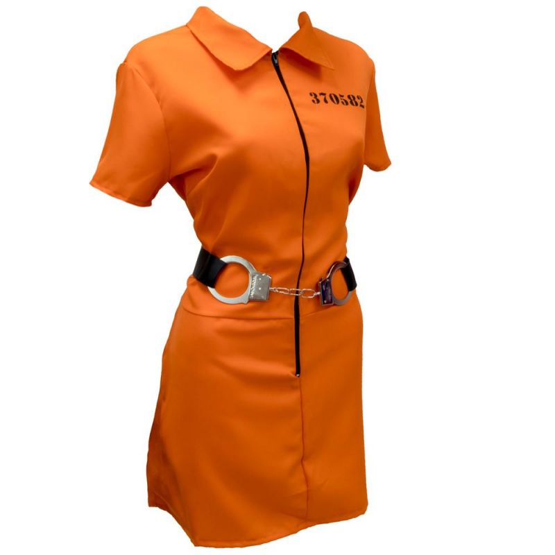 Women's Prisoner Adult Costume, l