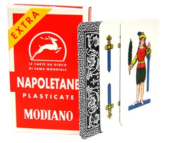 Deck Of Napoletane 97/25 Italian Regional Playing Cards