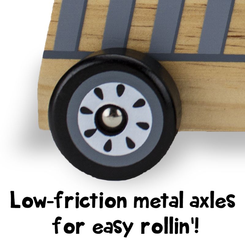 Wooden Wheels Pickup Truck