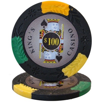 King's Casino 14 Gram Pro Clay - $100 (25 Pack)