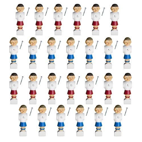Complete Set Of 26 Old Style Foosball Men With Hardware
