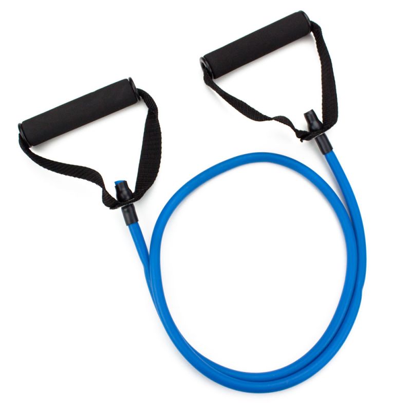 4' Blue Medium Tension (12 Lb.) Exercise Resistance Band