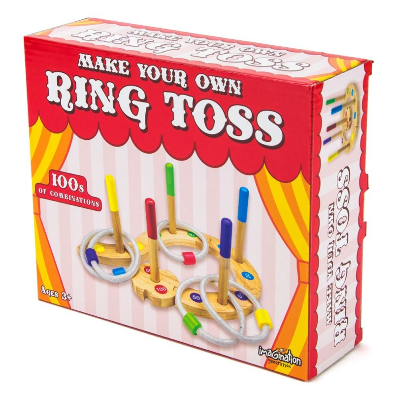 Make Your Own Ring Toss Set | Wooden Throwing Game For Child