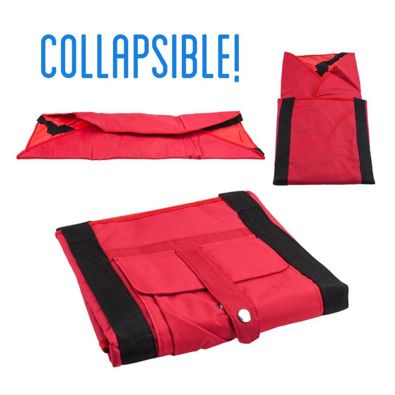 Red Yoga Mat Cargo Carrier With Adjustable Straps