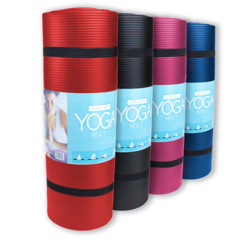 Extra Thick (3/4In) Yoga Mat - Red