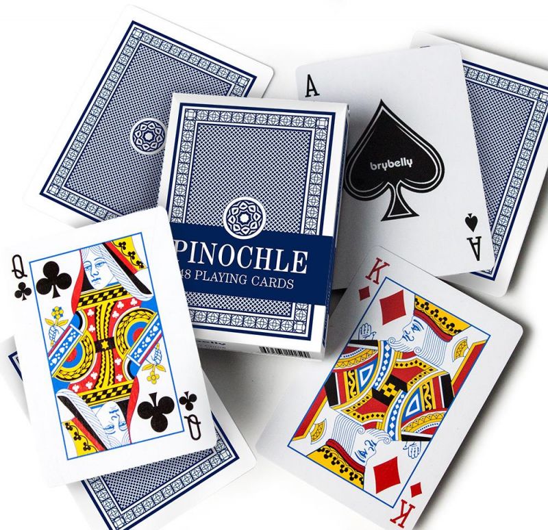 12 Pack Of Pinochle Playing Cards (6 Red/6 Blue) By Brybelly
