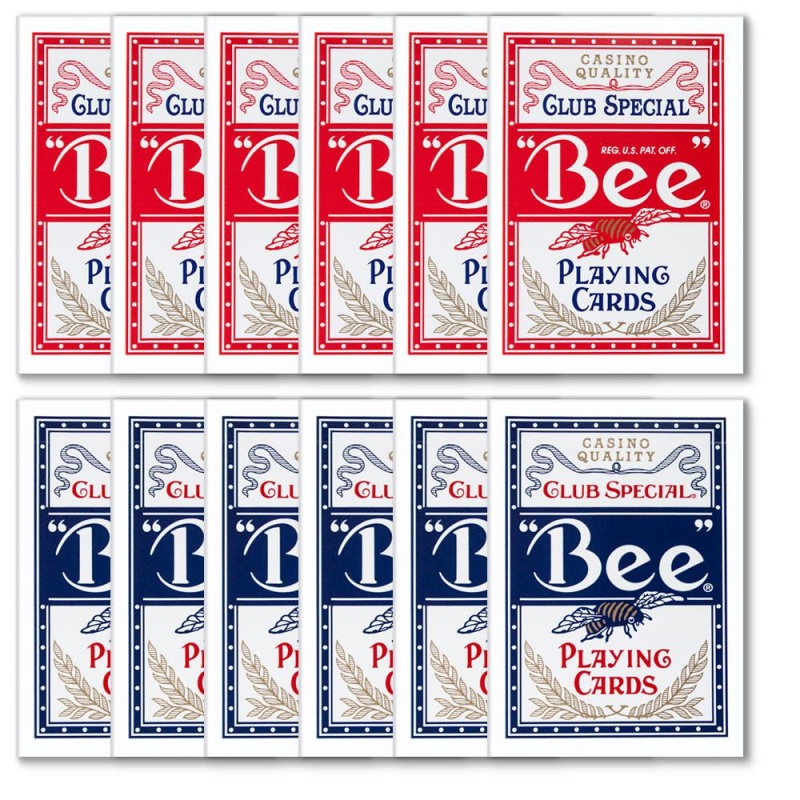 12 Bee Standard Index - Red & Blue
