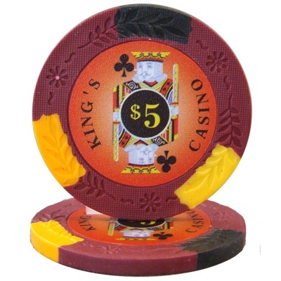 King's Casino 14 Gram Pro Clay - $5 (25 Pack)