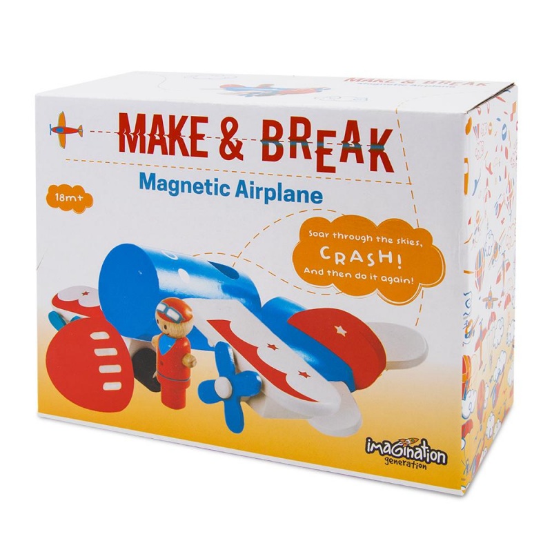 Make & Break Magnetic Airplane
