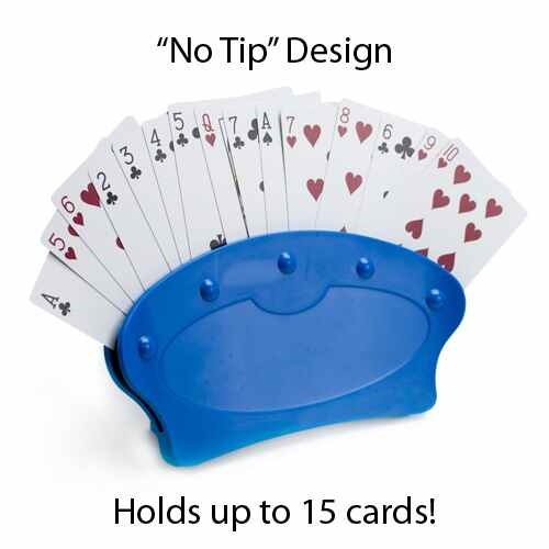 Set Of Two Hands-Free Playing Card Holders