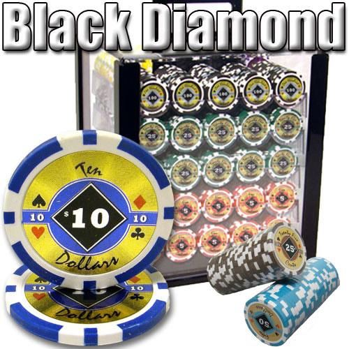 1000 Ct - Pre-Packaged - Black Diamond 14 G - Acrylic