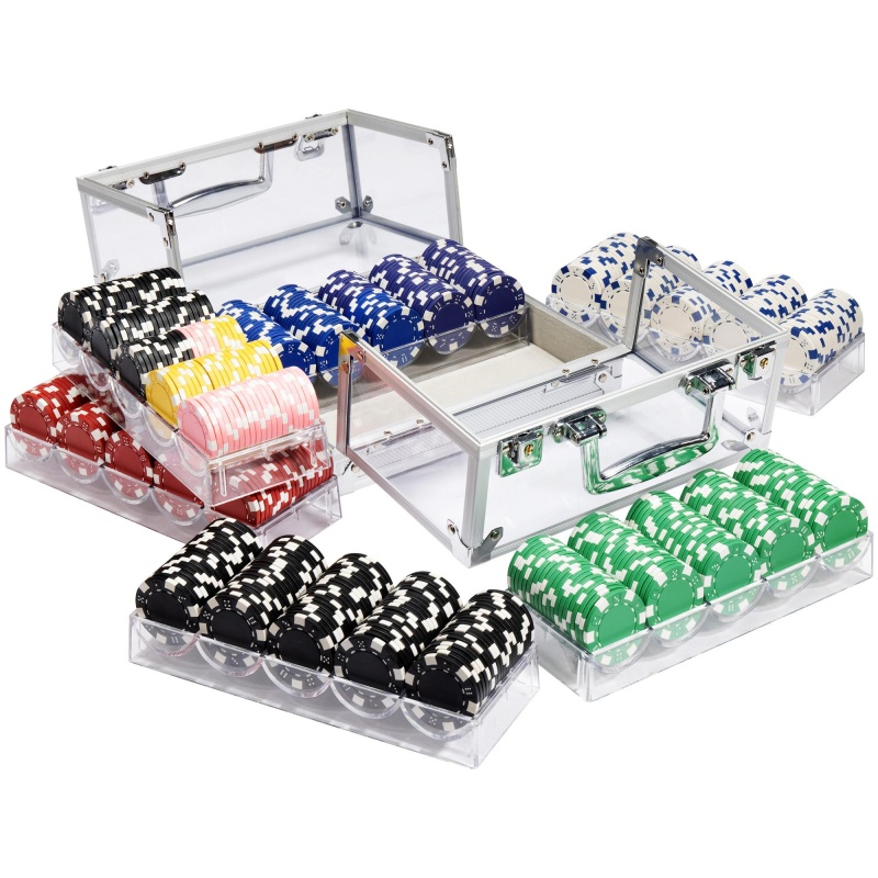 600 Ct - Pre-Packaged - Striped Dice 11.5 G - Acrylic