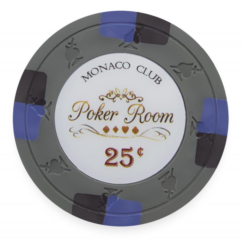 Clay Monaco Club 13.5G Poker Chip 25C (25 Pack)
