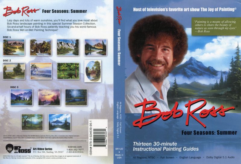 Bob Ross Four Seasons: Summer Dvd