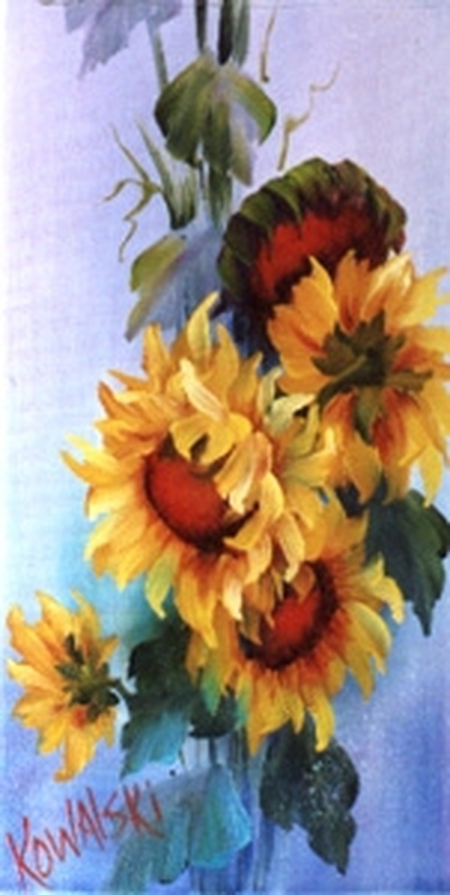 Bob Ross Sunflowers
