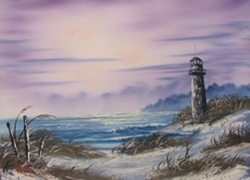 Bob Ross Bob Ross "Seascape With Lighthouse" Dvd