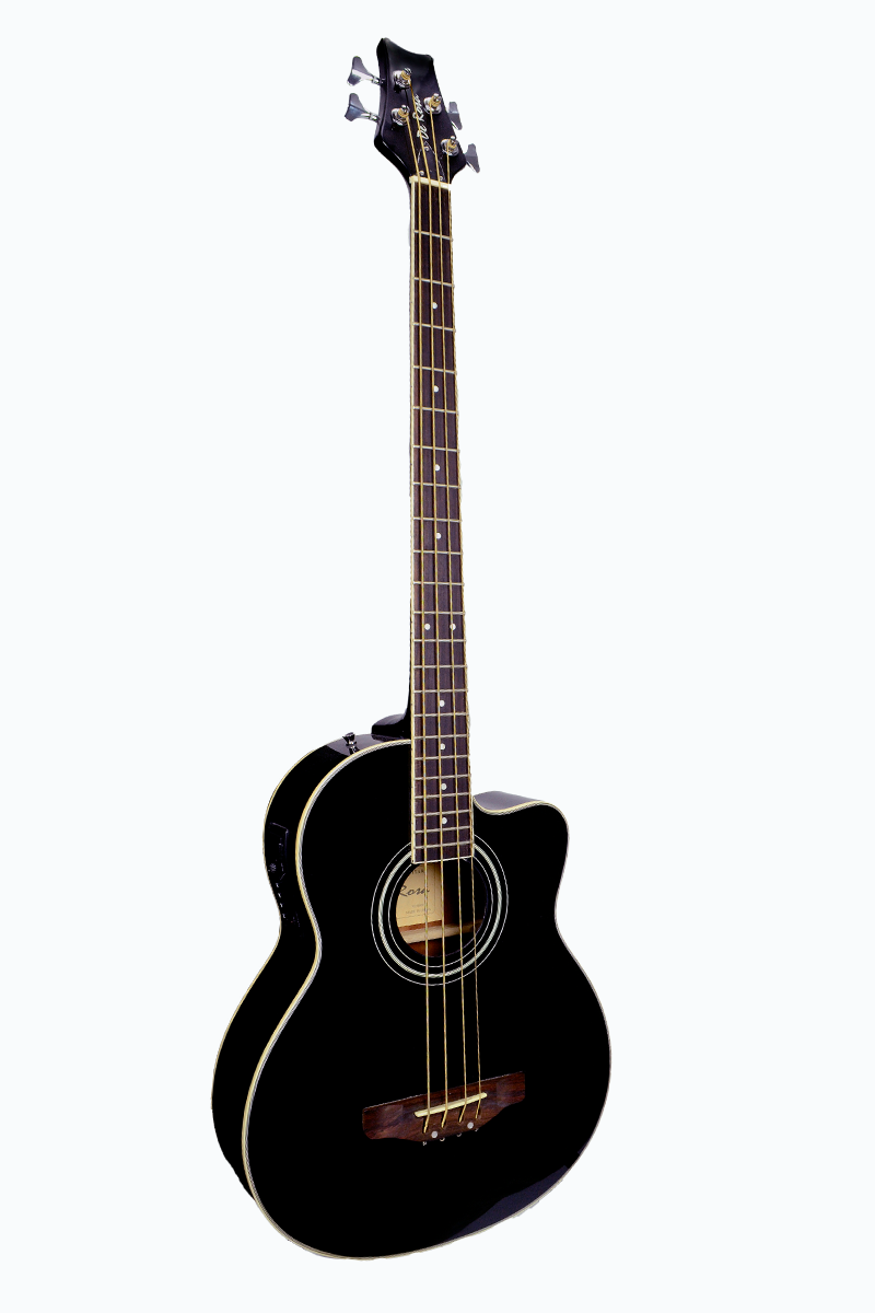 De Rosa 4 String Cutaway Acoustic-Electric Bass Guitar