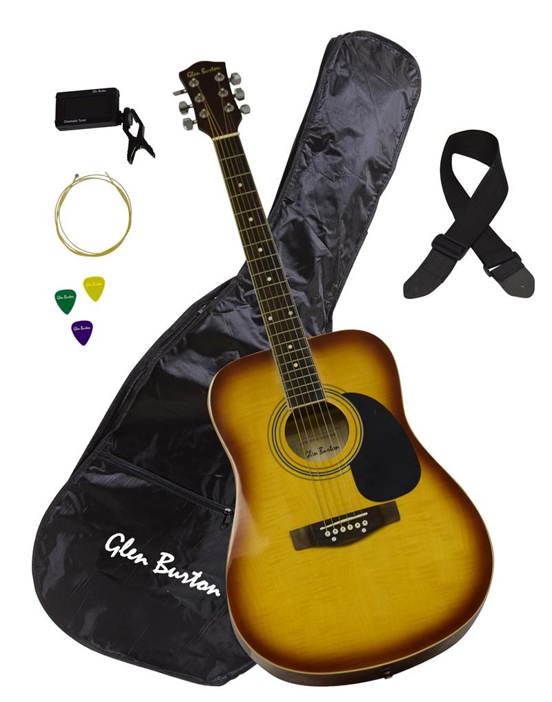 Glen Burton Dreadnought Acoustic Guitar Combo