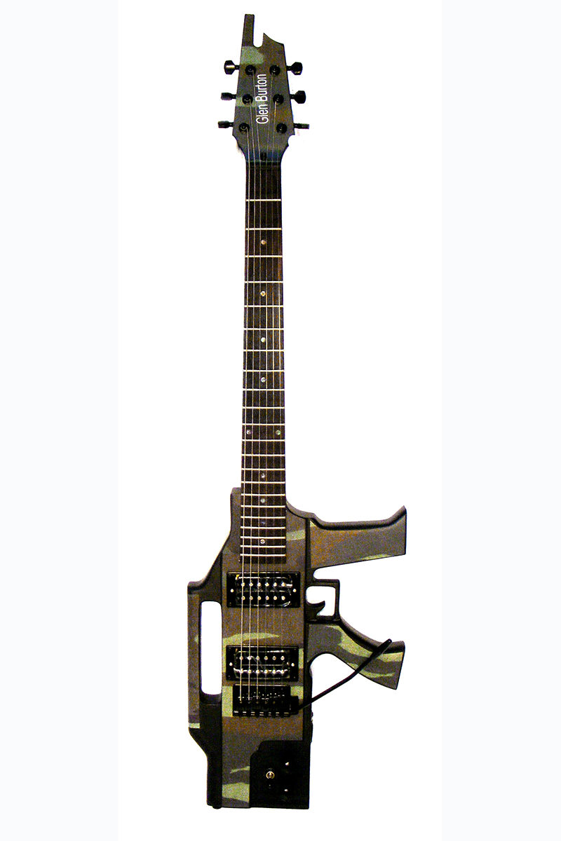 Buy Glen Burton Ak47 Machine Gun Electric Guitar Online - Unique Design