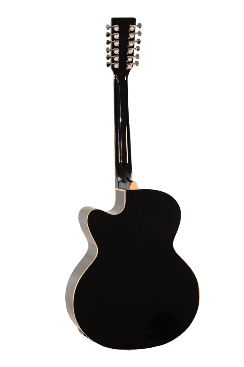 Glen Burton 12 String Jumbo Acoustic Electric Cutaway Guitar