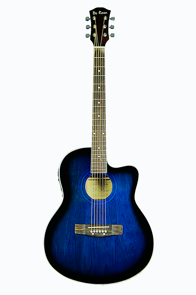 De Rosa Cutaway Acoustic-Electric Thin Body Guitar