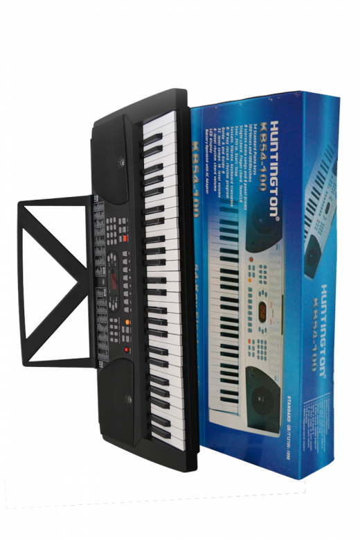 Huntington 54 Key Electric Piano Keyboard Black