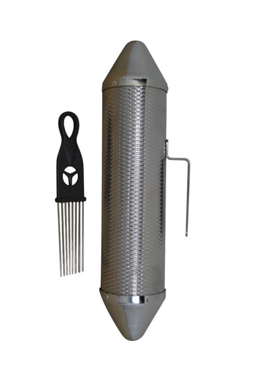 The Missile Guiro Silver Shaker & Scraper