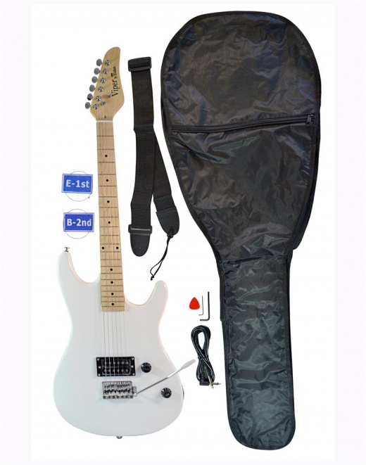 Viper Solid Body Electric Guitar with Chrome Hardware