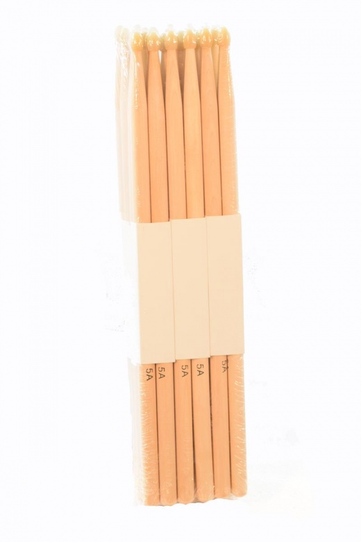 Wooden Drumsticks Brick 12 Pack