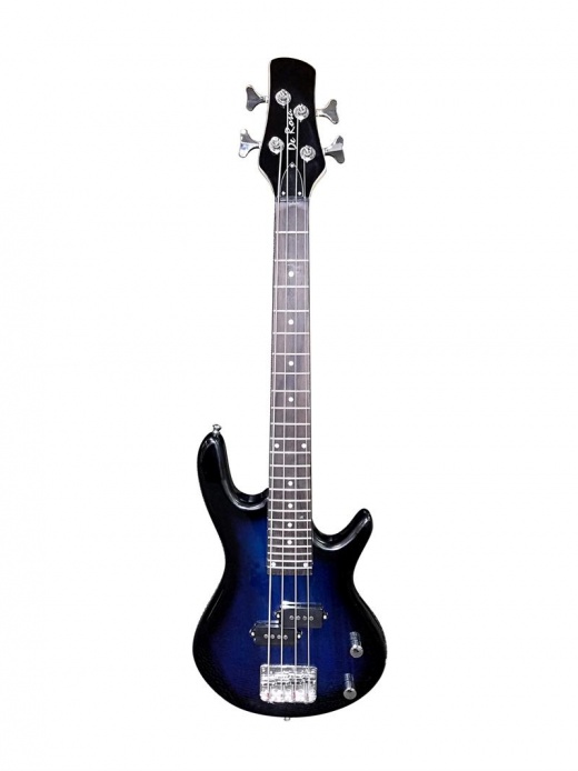 De Rosa Glen Burton Junior Electric Bass Guitar Blueburst