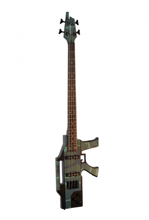 Glen Burton AK47 Machine Gun Electric Bass