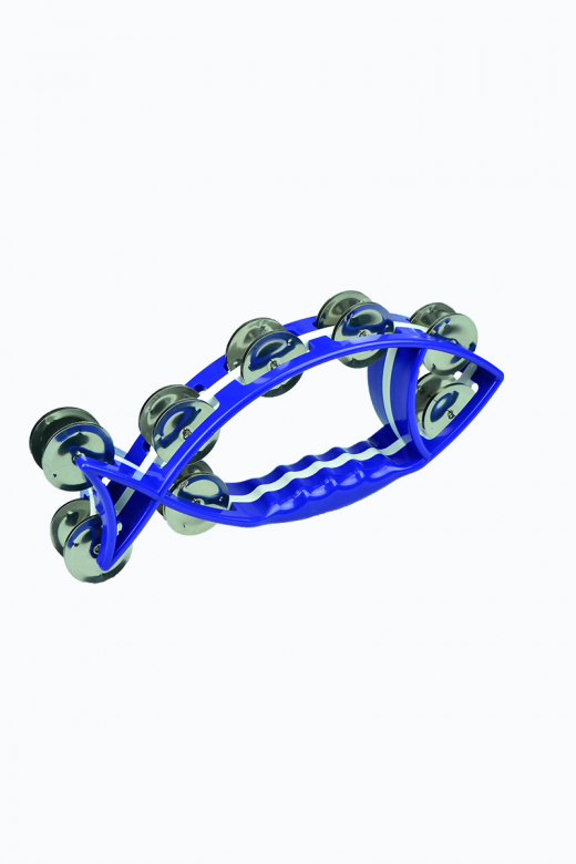 Alice Fish Durable Plastic Tambourine