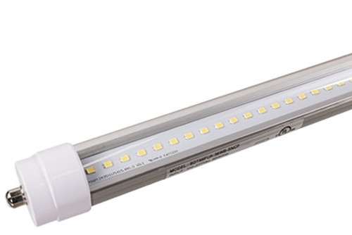 8 Foot Led T8 Tube Light - Plug & Play (Case Of 10)