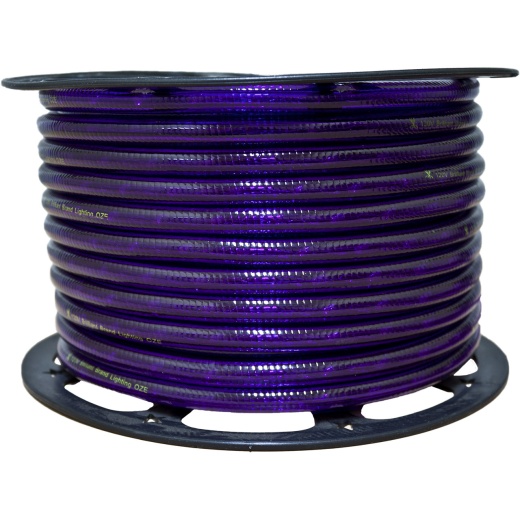 Purple Incandescent Rope Light - 120 Volt - 1/2 Inch - 148 Feet