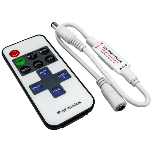 12 Volt Mini Inline Dimmer With Rf Remote